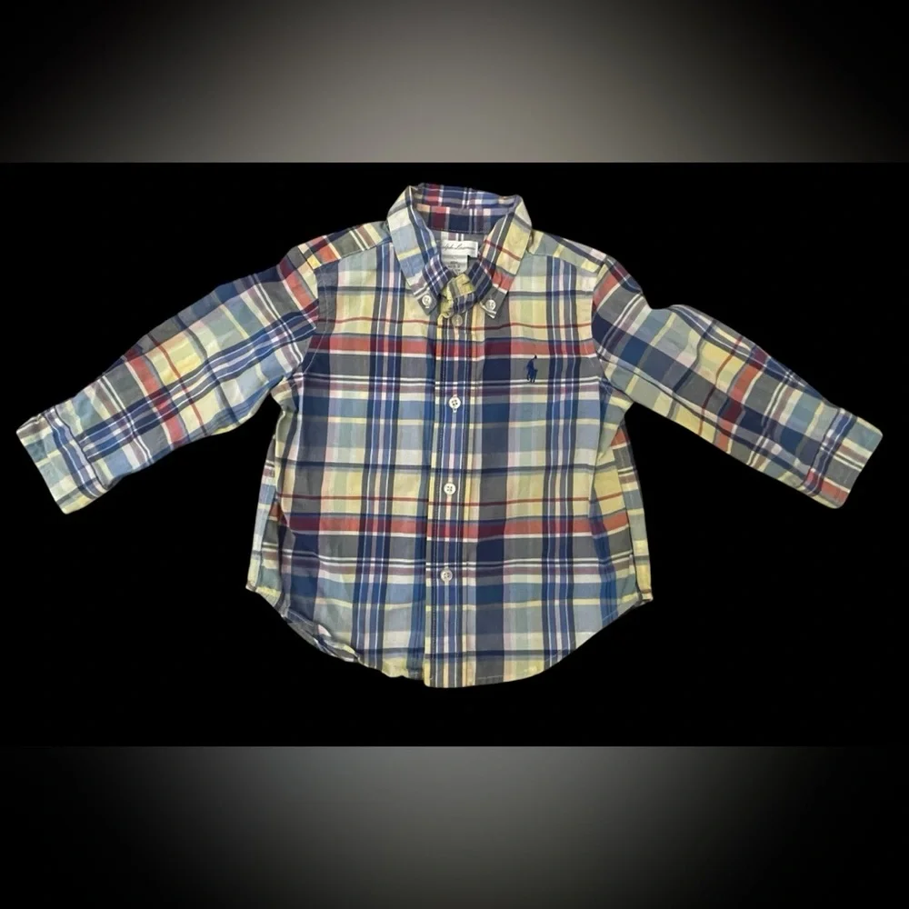 Ralph Lauren Plaid Button-Up Shirt